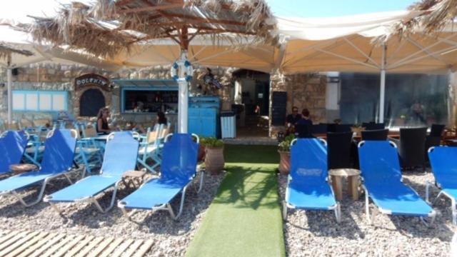 Lampi'S Dolphin Aparthotel Patmos Island Exterior photo